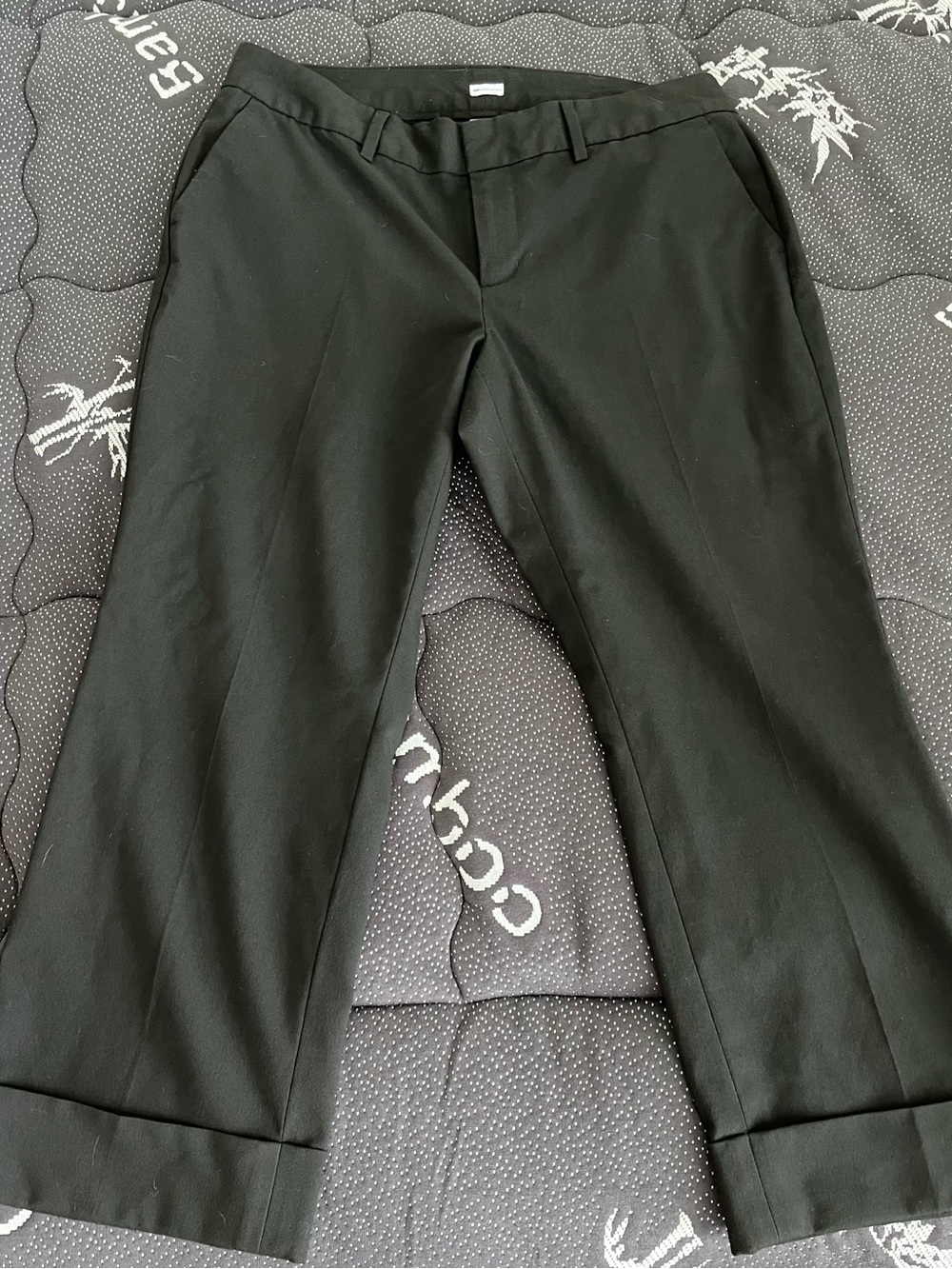 GAP Black Women's Cropped Dress Pants - Picture 1 of 4